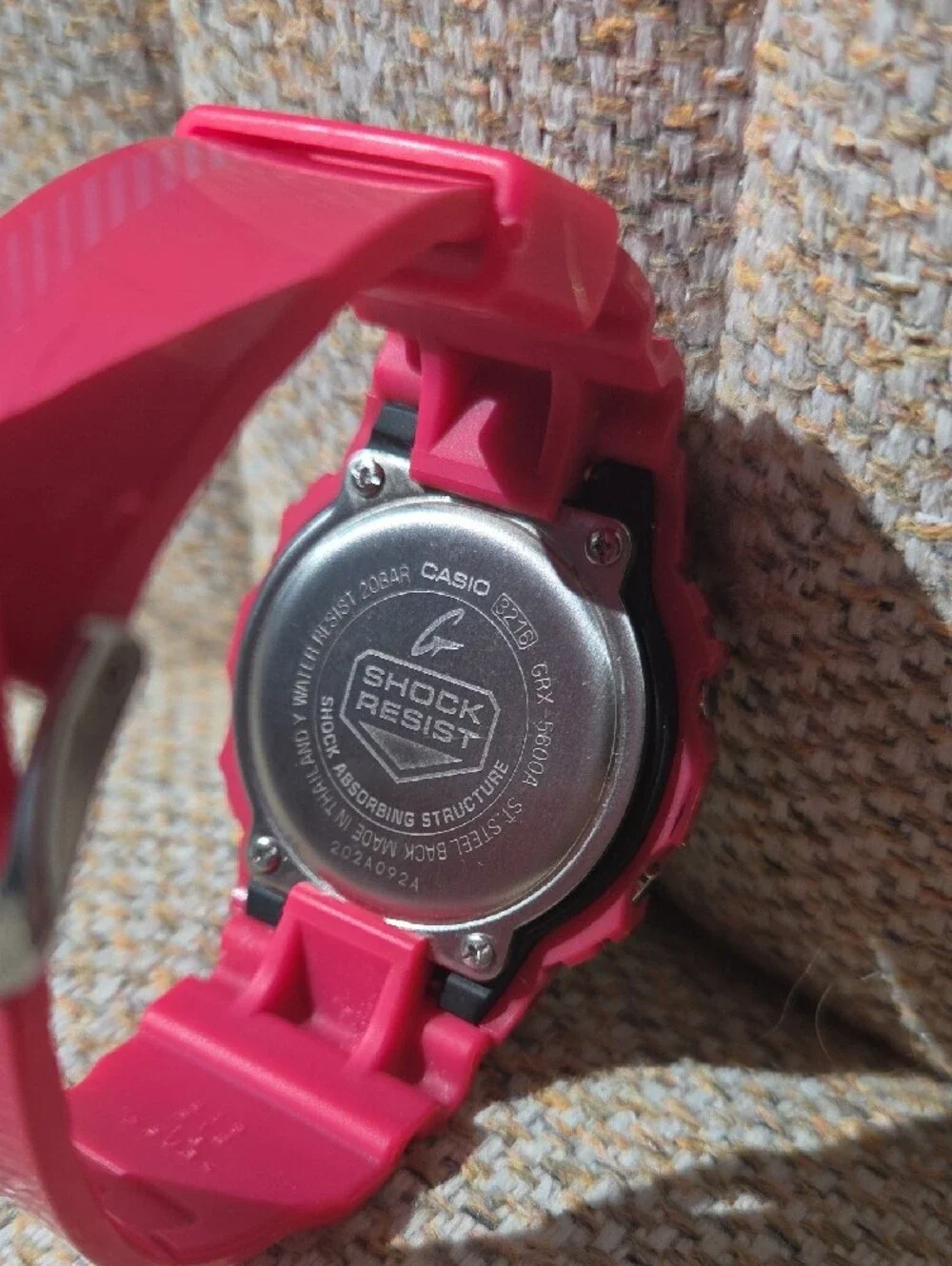 Casio G-Shock Pink Digital Tough Solar Watch - Rare